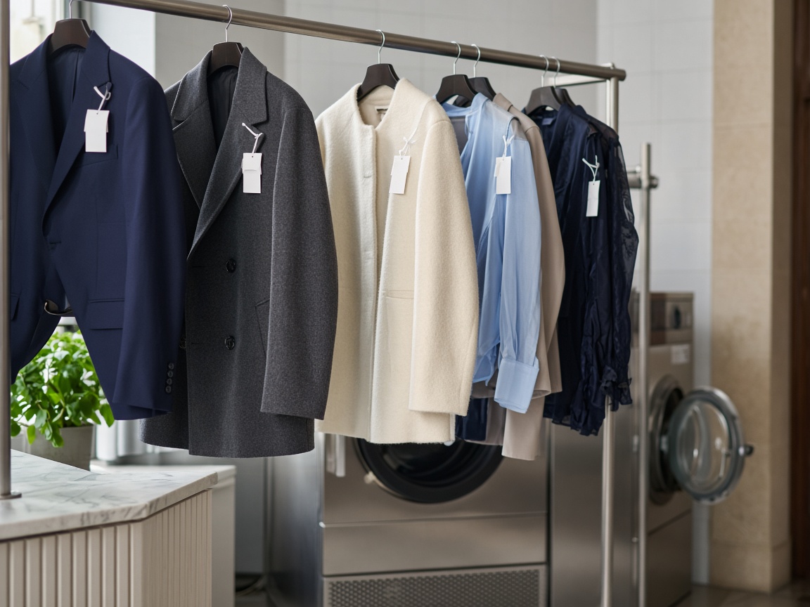 Dry cleaning at Laundry Jadebike